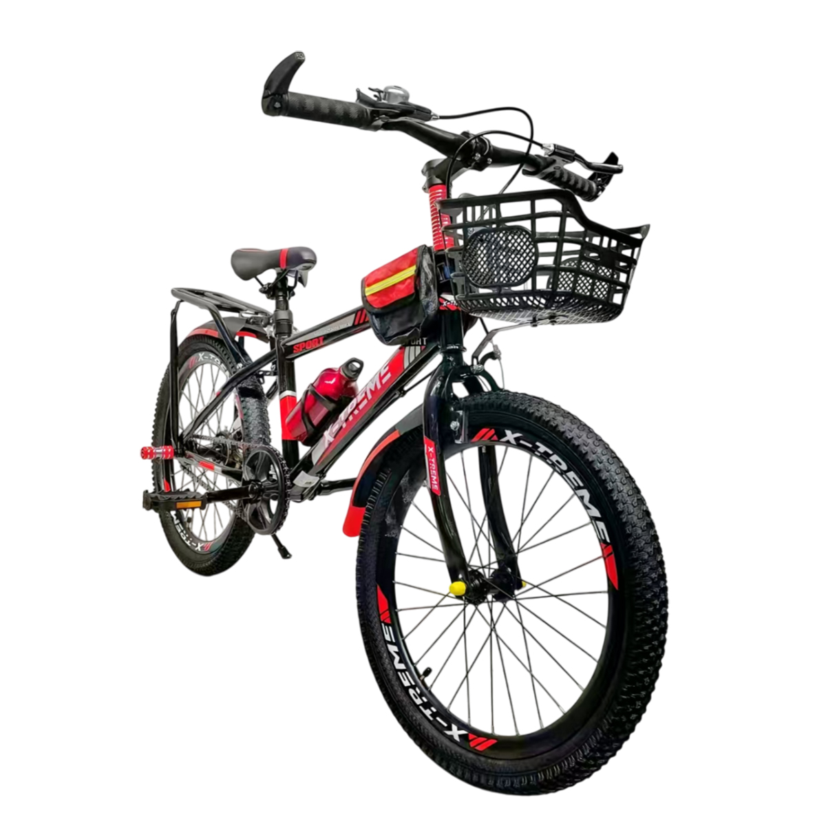Дитячий велосипед X-Treme PRIME 25.20-01 чорно-червоний
