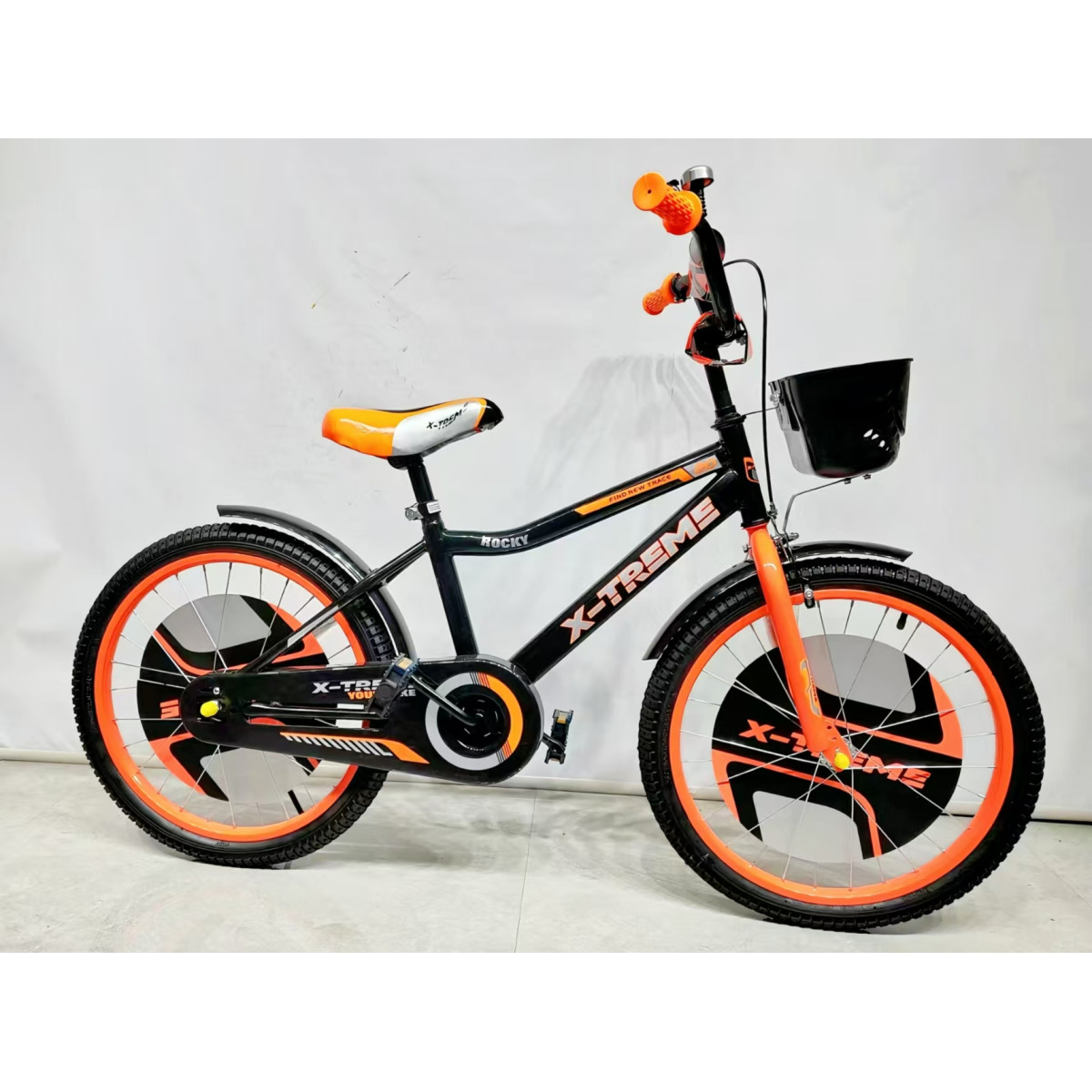 Дитячий велосипед X-Treme ROCKY 25.20-06 чорно-помаранчевий