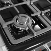Плита газоэлектрическая Grunhelm FG5612DG черное темное стекло