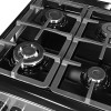 Плита газоэлектрическая Grunhelm FG5612DG черное темное стекло