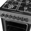 Плита газоэлектрическая Grunhelm FG5612DG черное темное стекло