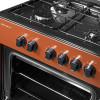 Плита газова коричнево-чорна Grunhelm G4FM6612BRB