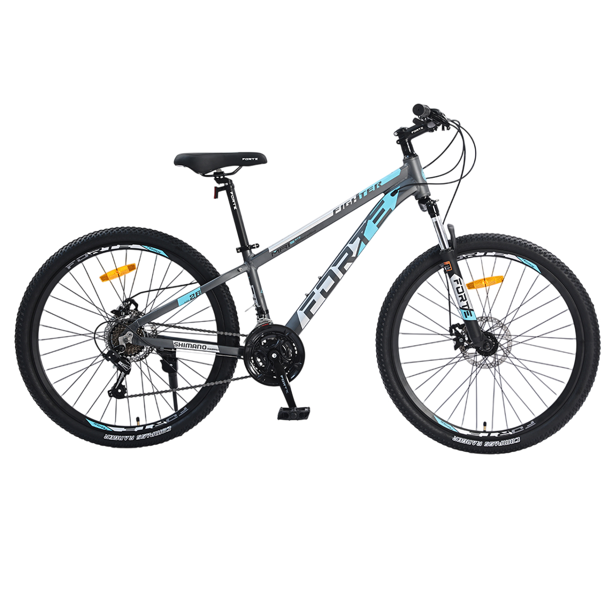 Велосипед Forte Fighter 25.2412-01S, к24" р12" сірий
