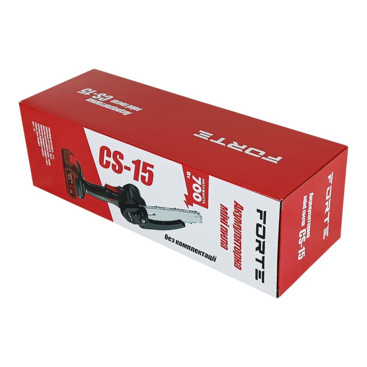 Пила цепная аккумуляторная CS-15 Forte (без АКБ)