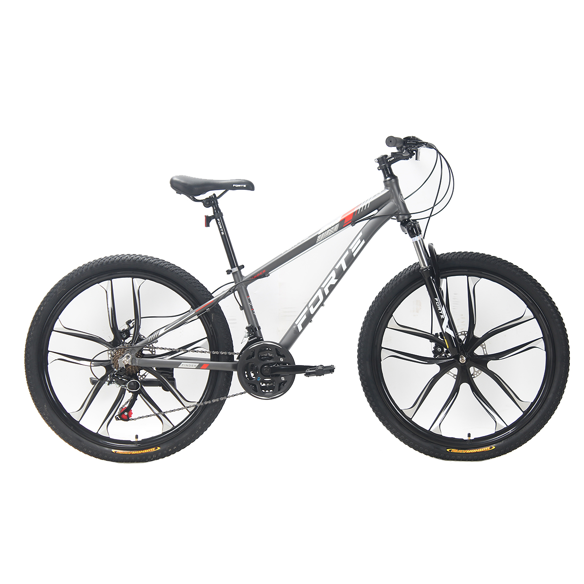 Велосипед FORTE FINDER 25.2613-06S к26" р13" сіро-помаранчевий