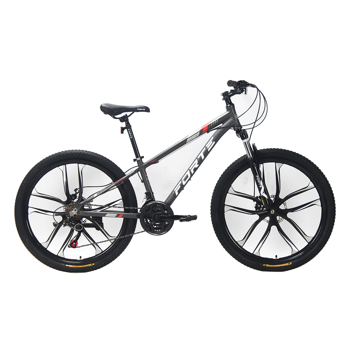 Велосипед FORTE FINDER 25.2412-01S к24" р12" чорно-червоний