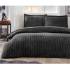 Комплект постільної білизни FITTED KING ANTRASIT NOIR, євро на резинці OZDILEK