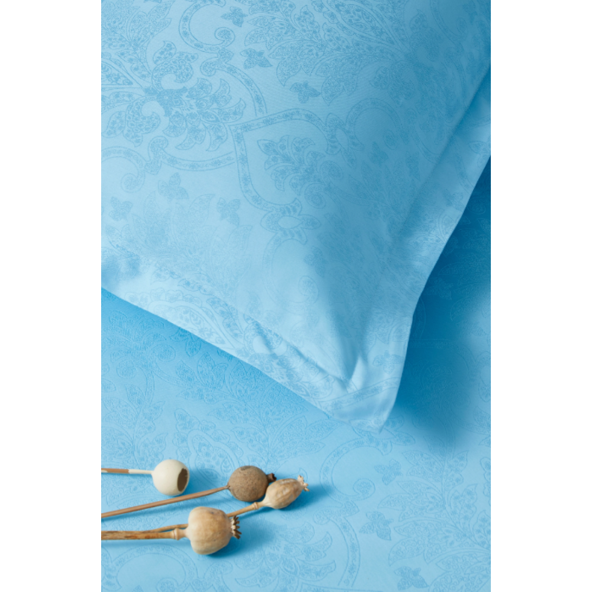 Комплект постільної білизни CK JAKAR AQUA ORNAMENT, євро OZDILEK