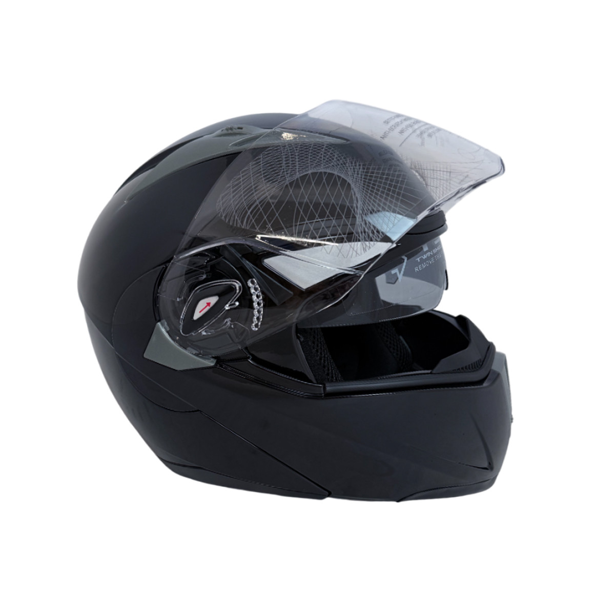 Мотошолом FORTE BLD-158 чорний XL