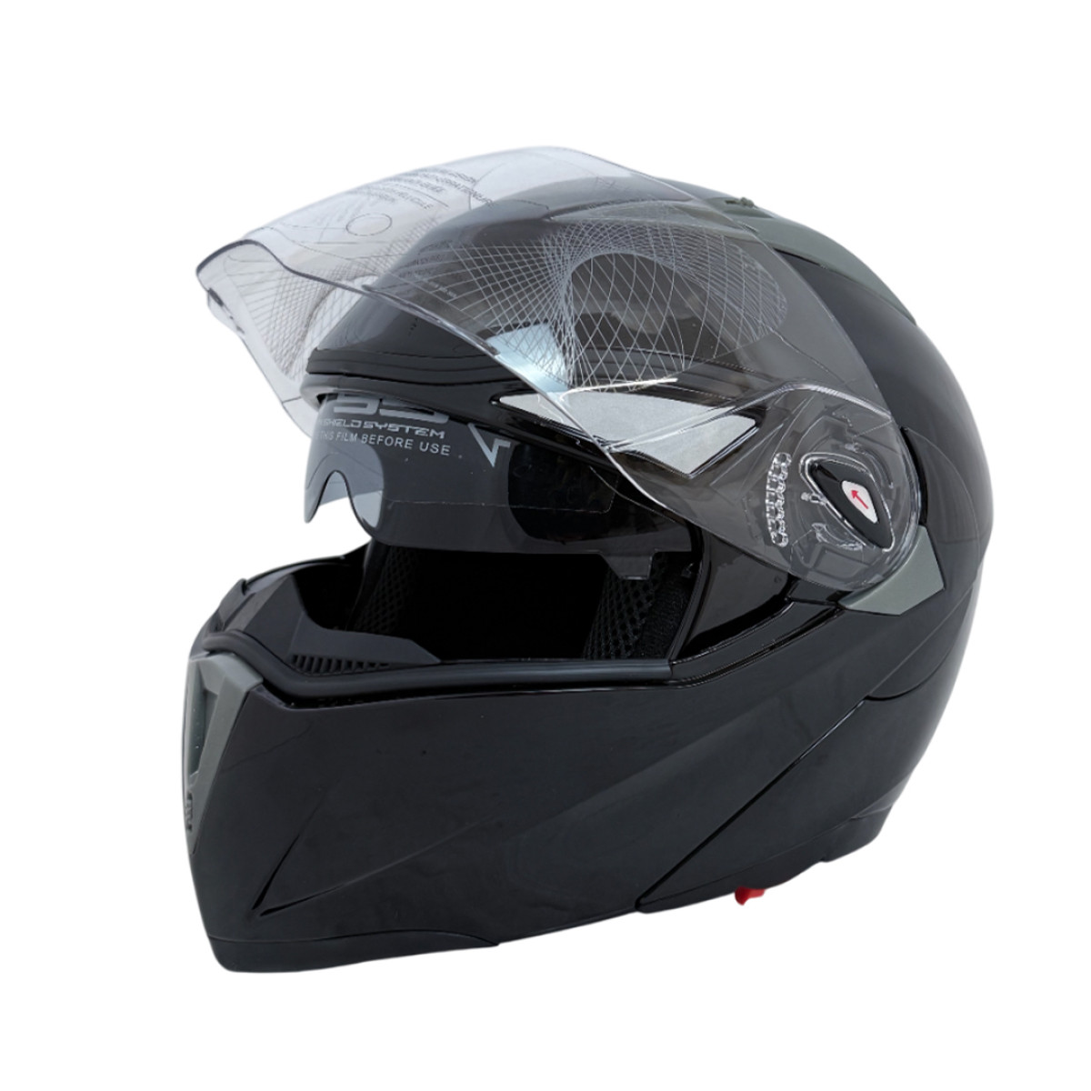 Мотошолом FORTE BLD-158 чорний XL