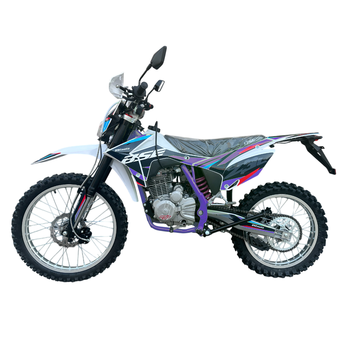 Мотоцикл BSE J3D 300 ENDURO Пурпурный