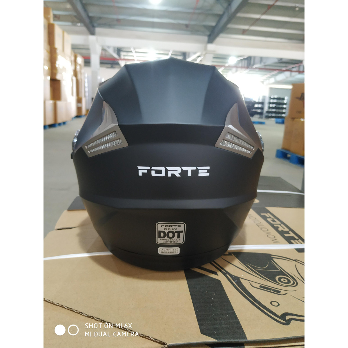 Мотошолом FORTE BLD-708 Чорний S