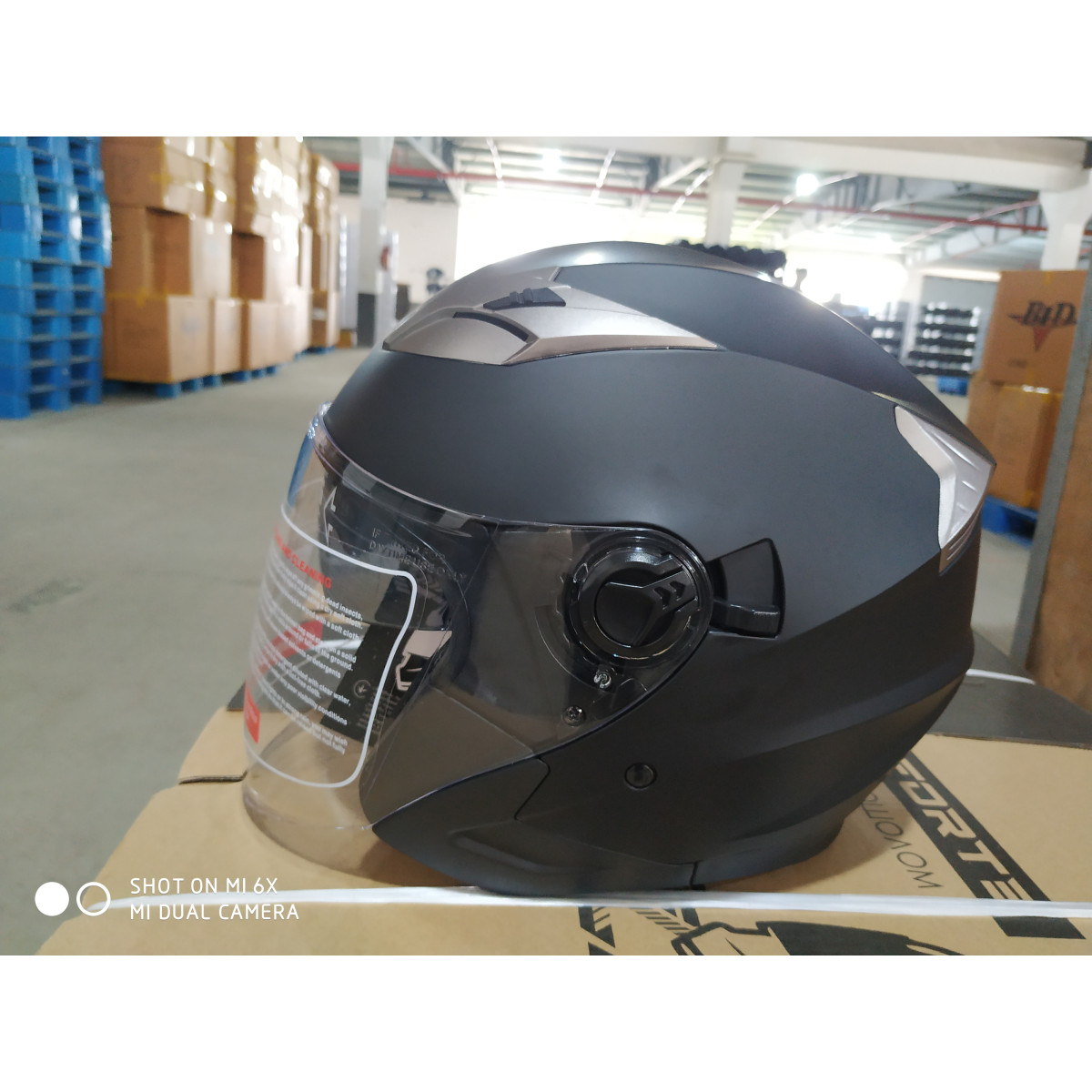 Мотошолом FORTE BLD-708 Чорний S