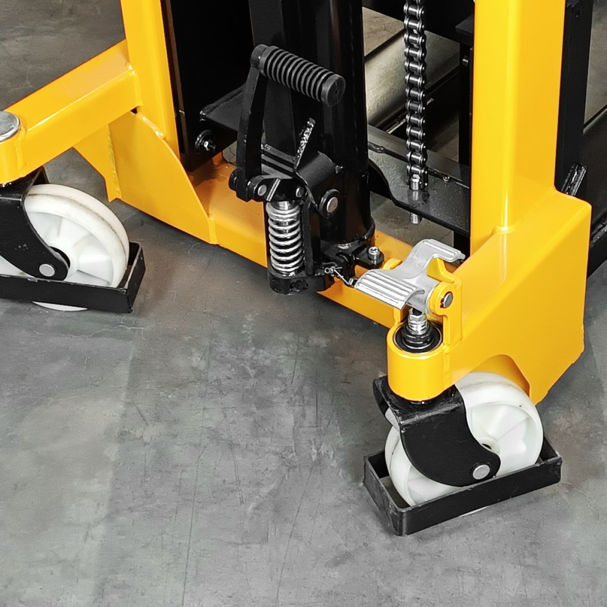 Ручная гидравлическая тележка (штабелер) - CTY-E1.0T Forte