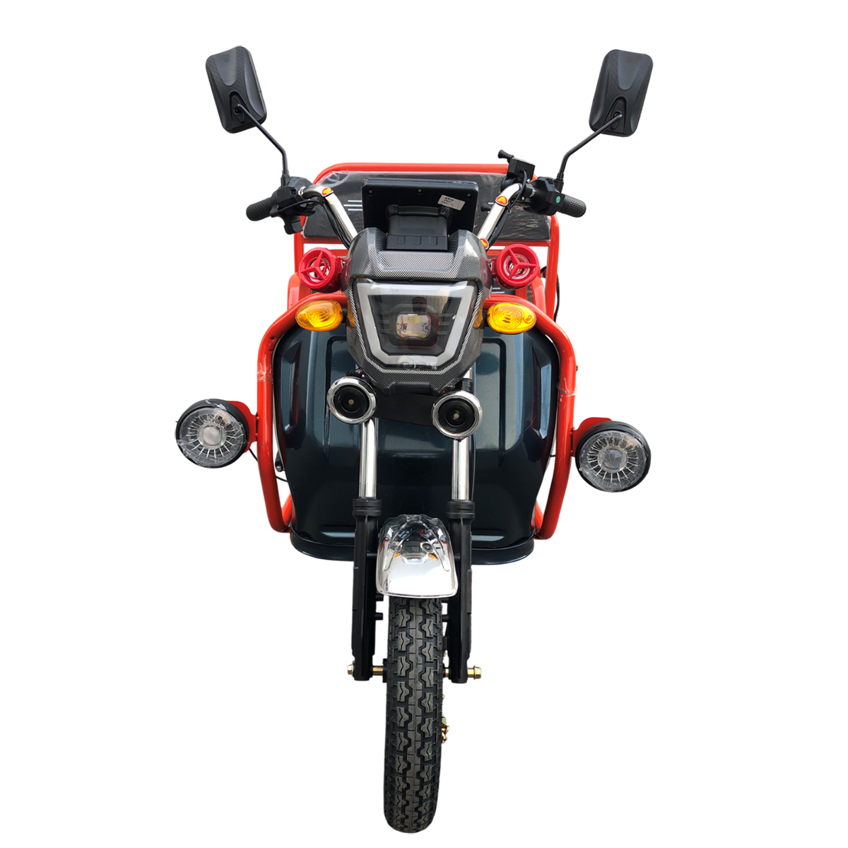 Грузовой электрический трицикл FORTE GP-1000-C Черный