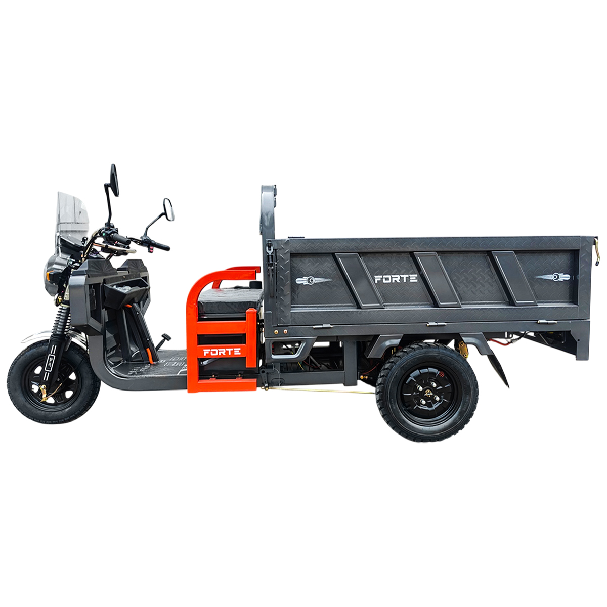 Вантажний електричний трицикл FORTE GP-1200-C Сірий