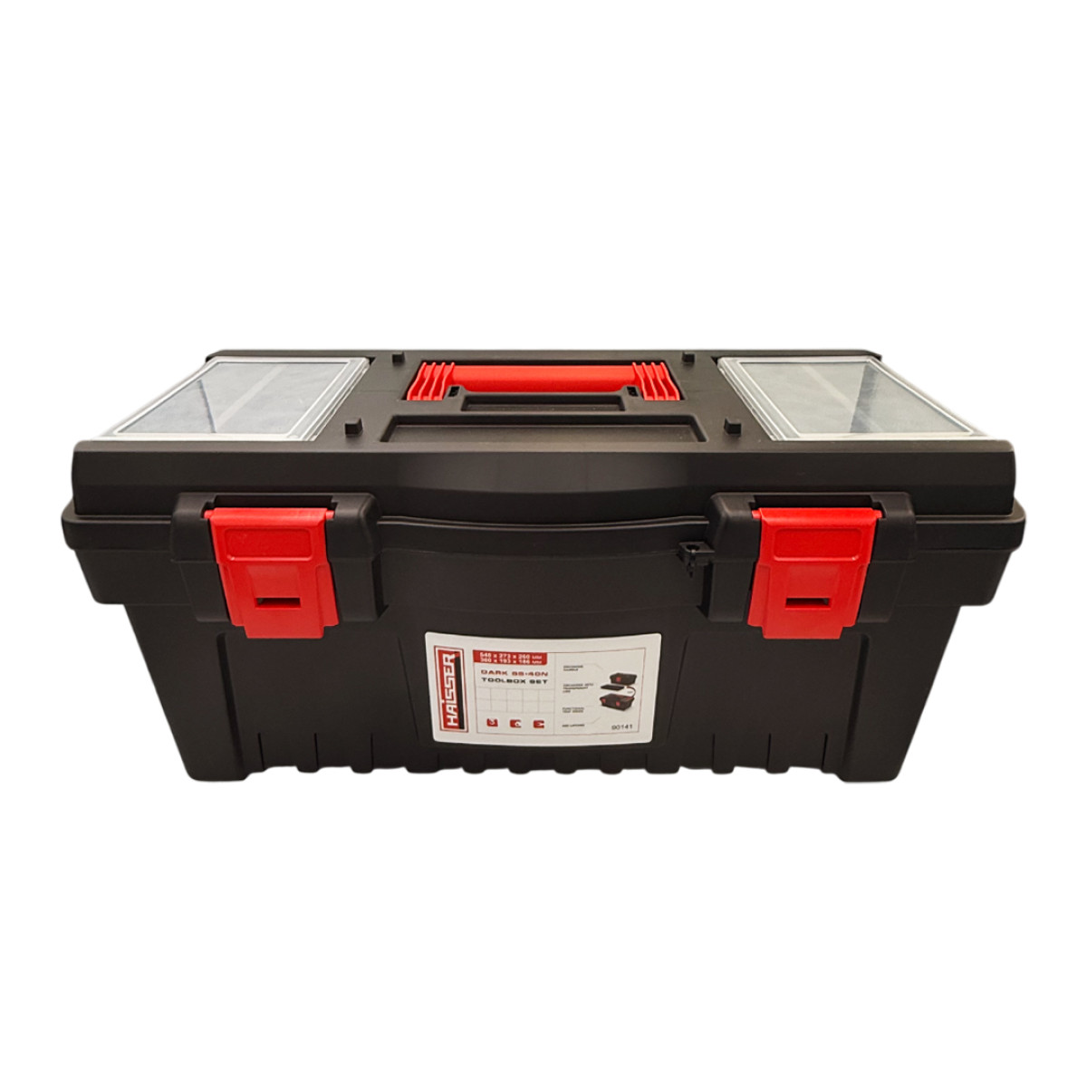 Набір ящиків для інструментів Dark 55+40N (360х193х186 + 548х273х260) Haisser 90141