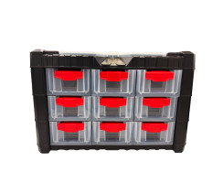Органайзер для інструментів Multicase Cargo 30 400х200х260 (9 секцій) Haisser 90142