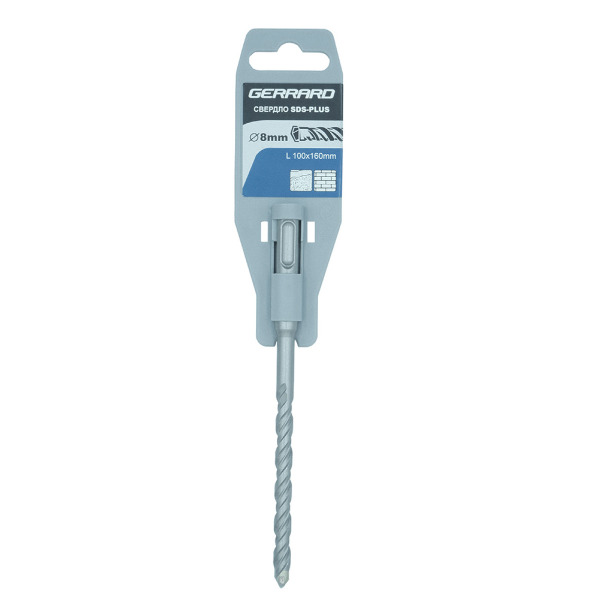 Сверло SDS-plus - 08x160 мм Gerrard 3182203