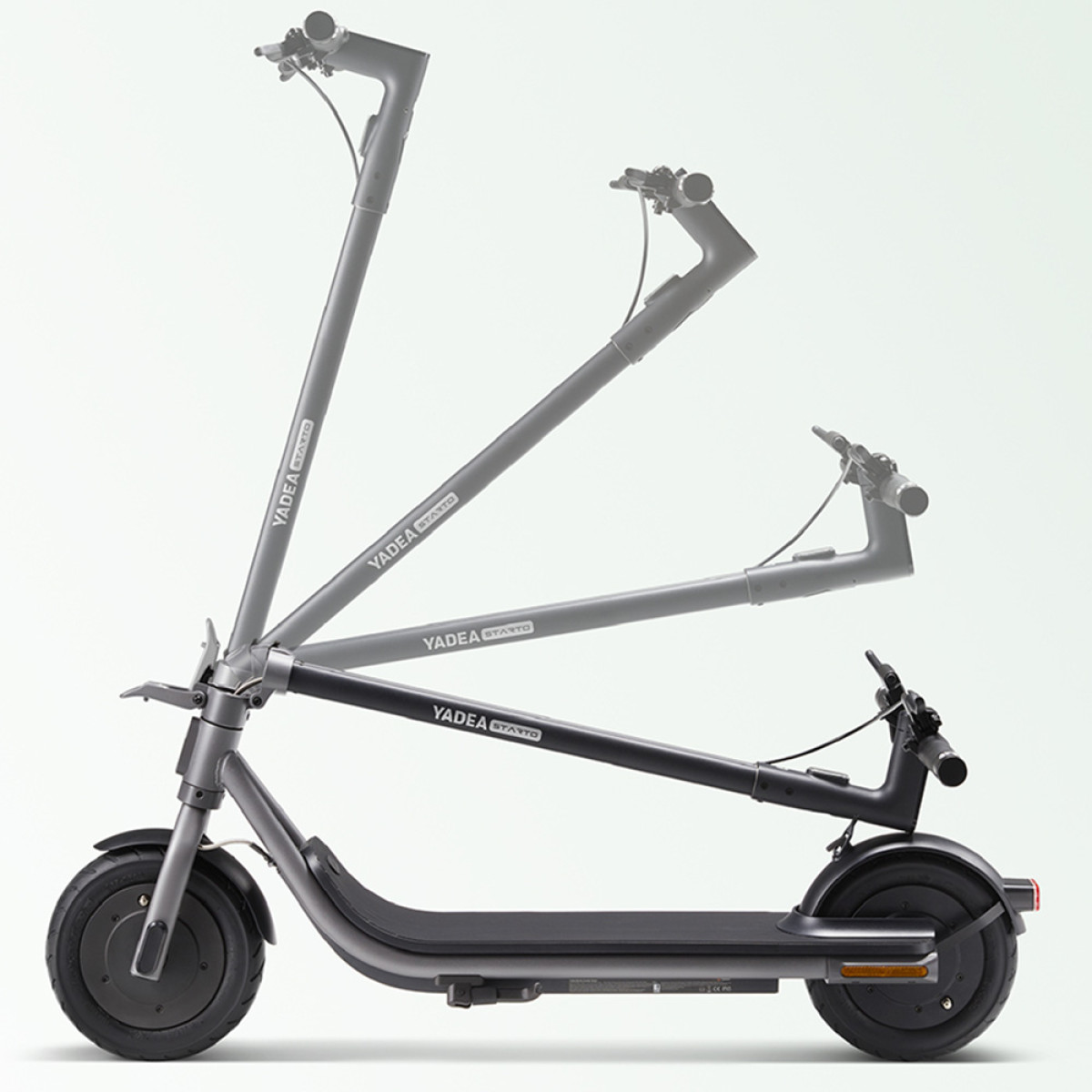 Самокат акумуляторний Yadea Starto сірий