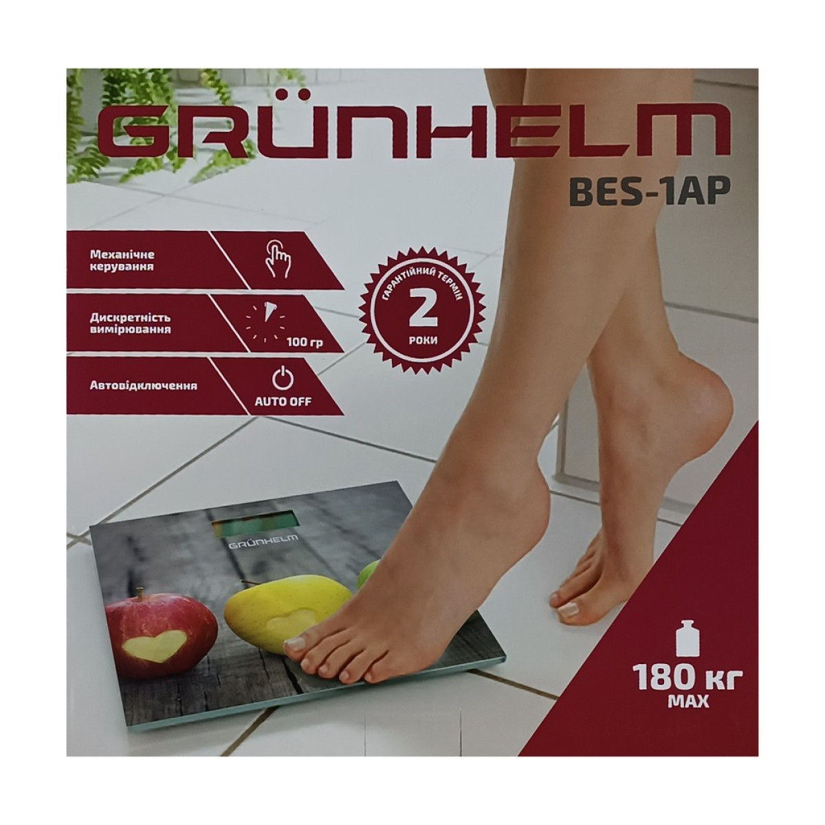 Grunhelm BES-1AP Ваги підлогові