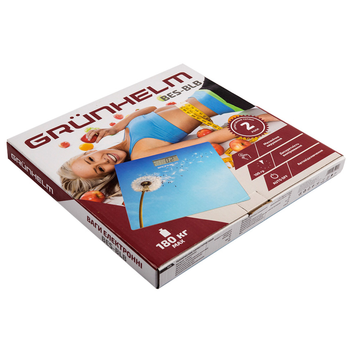 Grunhelm BES-BLB Ваги підлогові