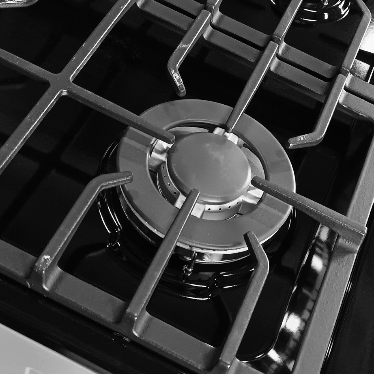 Плита газова Grunhelm G4FG66124GB Сіро-чорна