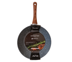Сковорода глибока GT-2103-24 покриття GRANITE 24x6.8 см Gusto