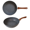 Сковорода глибока GT-2103-26 покриття GRANITE 26x7.0 см Gusto