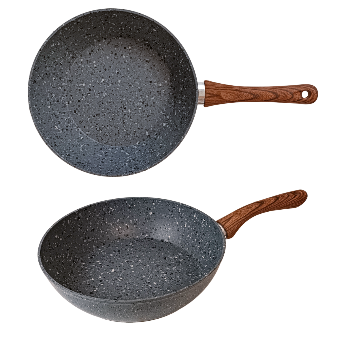 Сковорода глибока GT-2103-28 покриття GRANITE 28x7.3 см Gusto