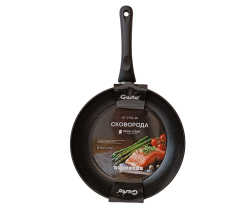 Сковорода GT-2102-20 покрытие MEGA-STONE 20х4.3 см Gusto