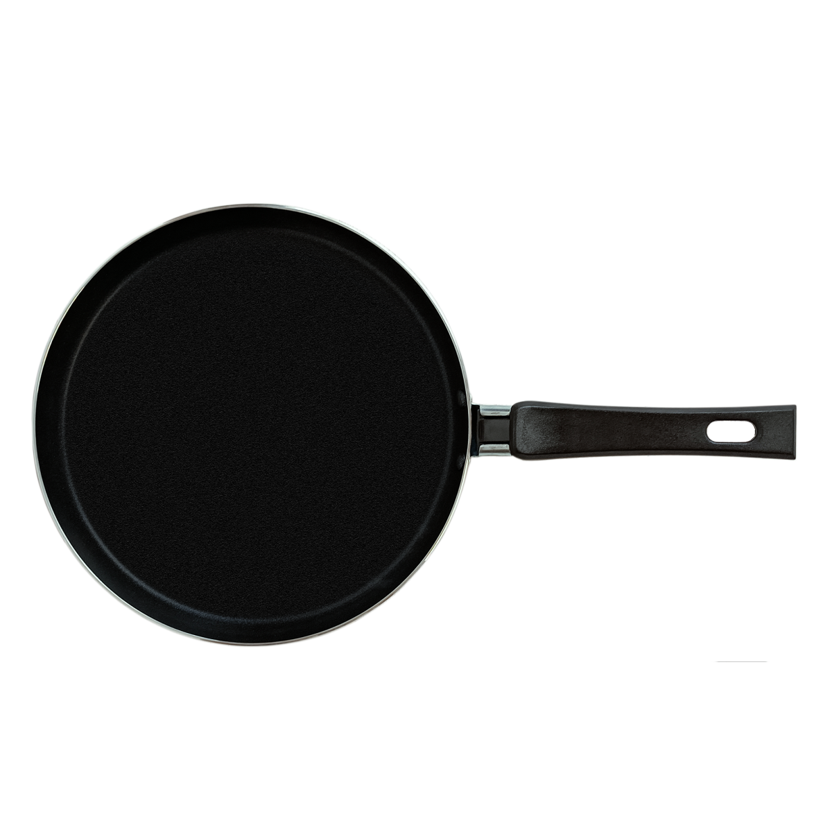 Сковорода GT-2200-24/3 для млинців (чорна) 24 см Gusto