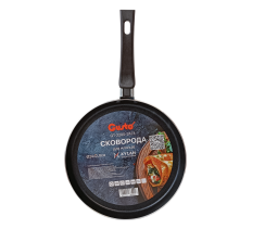 Сковорода GT-2200-24/3 для млинців (чорна) 24 см Gusto