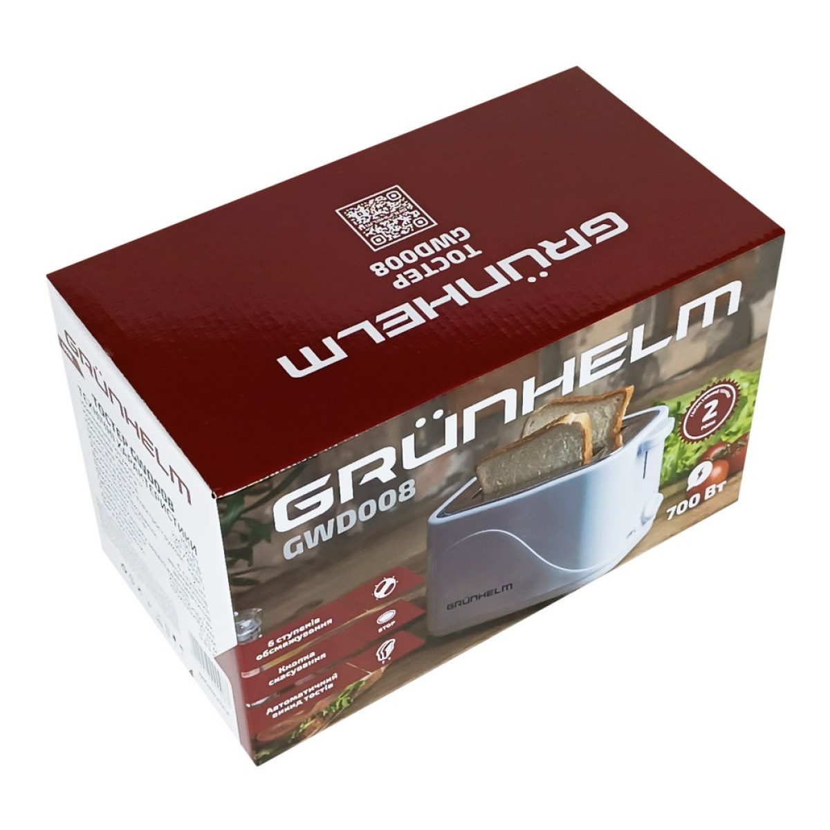 Grunhelm GWD008 Тостер