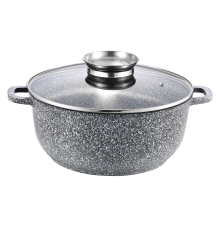 Каструля GT-2604-20 покриття CERAMIC SNOW (20x8,5cм) 2,3л Gusto