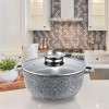Каструля GT-2604-24 покриття CERAMIC SNOW (24x11,5cм) 4.5л Gusto