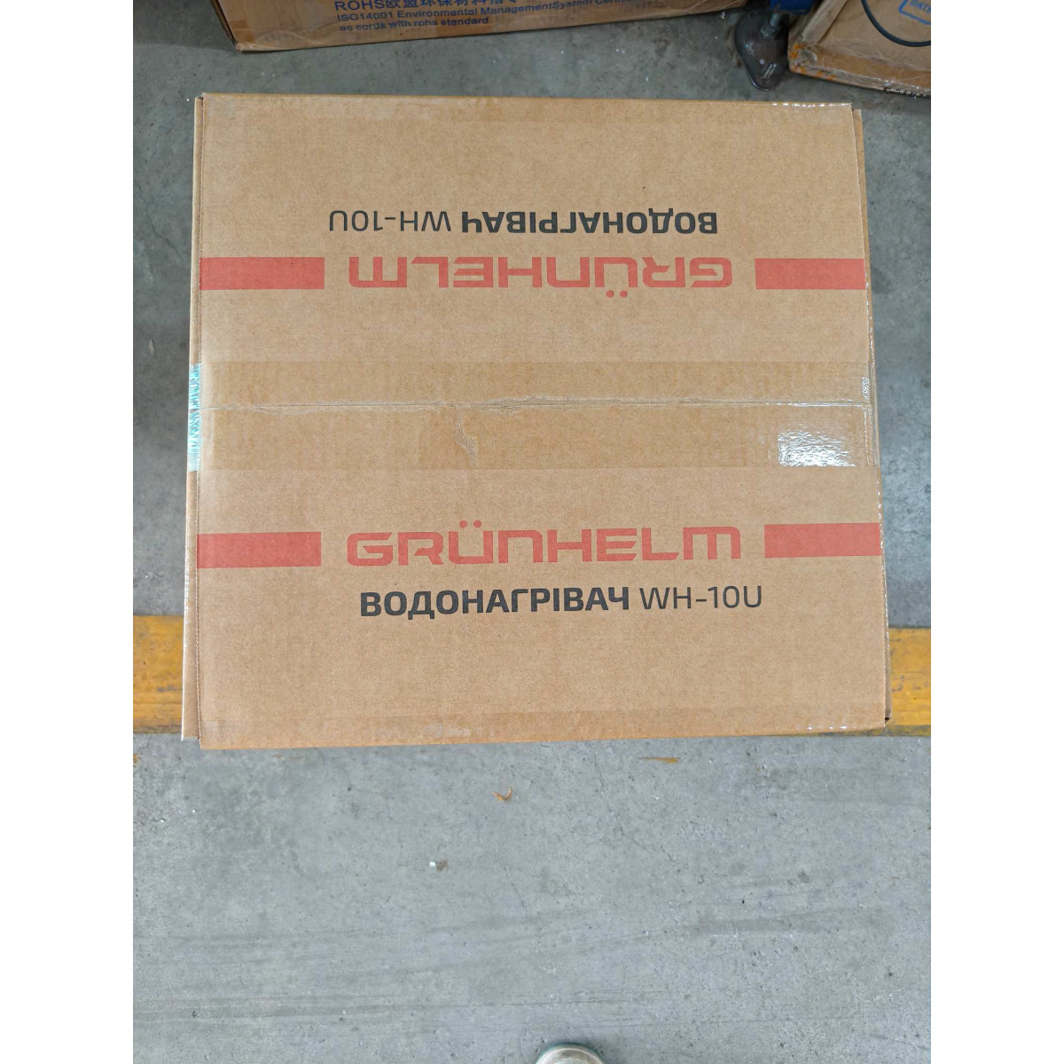 Водонагрівач WH-10U, 10л. 1500 Вт Grunhelm (Бойлер)