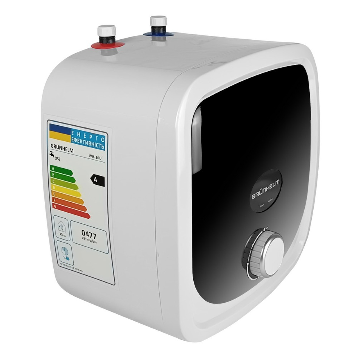 Водонагрівач WH-10U, 10л. 1500 Вт Grunhelm (Бойлер)