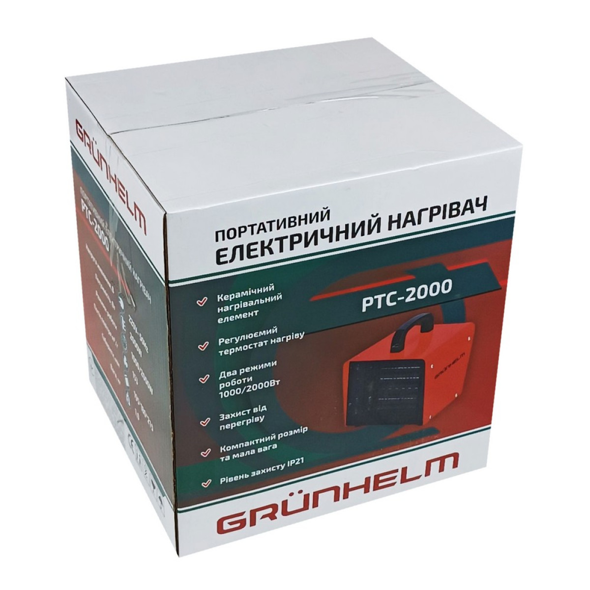Grunhelm РТС-2000 Обігрівач електричний