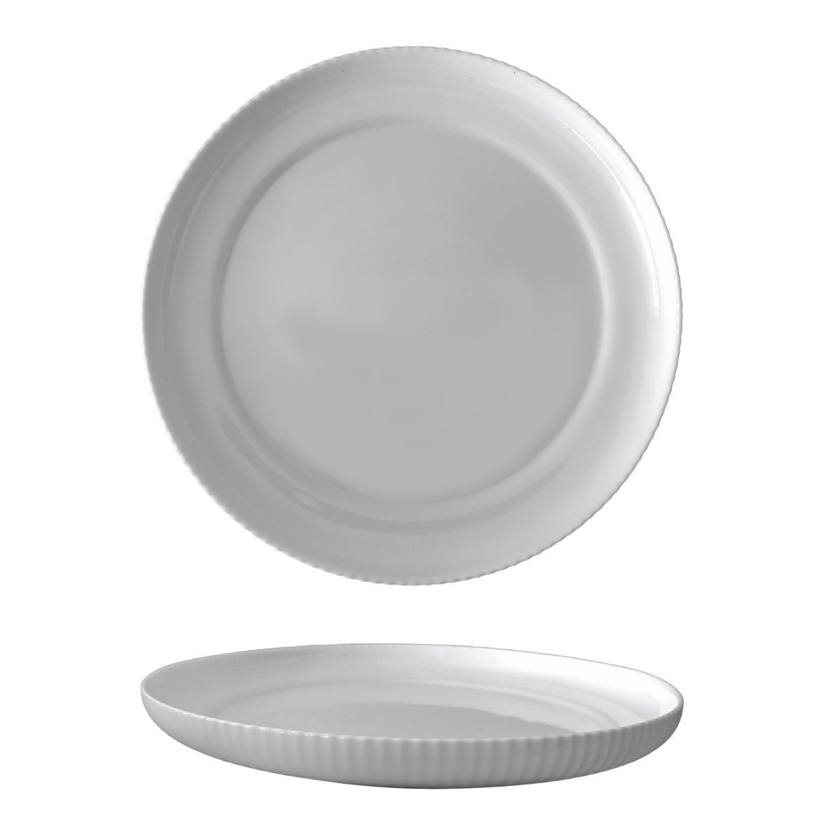 Тарілка обідня V-255VE Blanco Velvet 255 мм Vittora