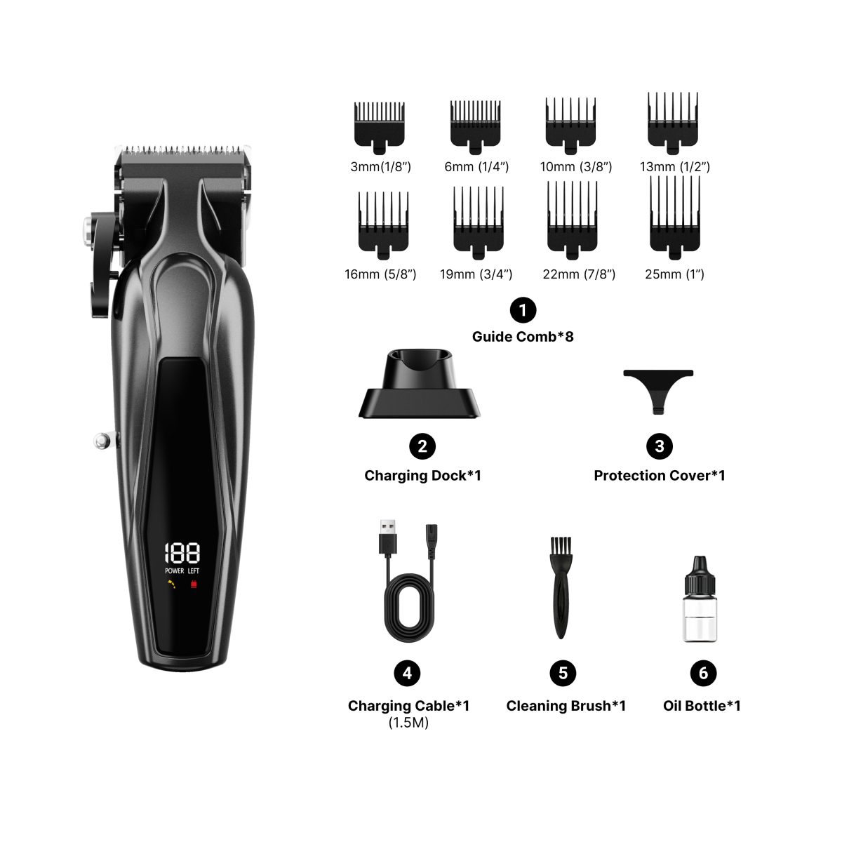 Машинка для стрижки GHC205U Grunhelm