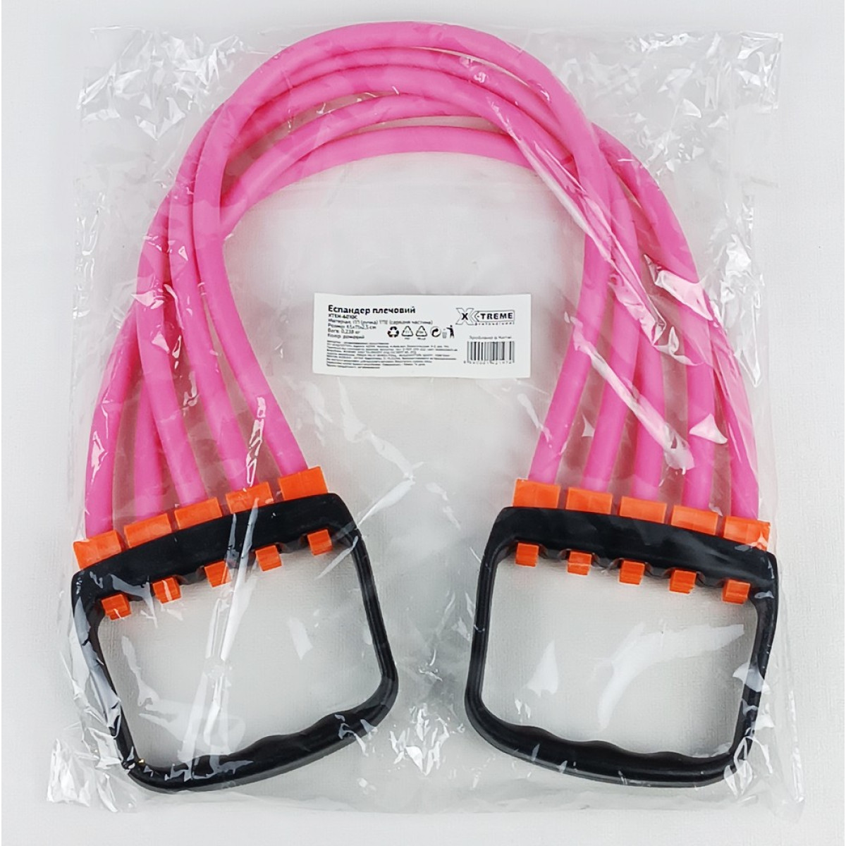 Еспандер плечовий ХТЕН-6010С (60х10см) кораловий X-TREME