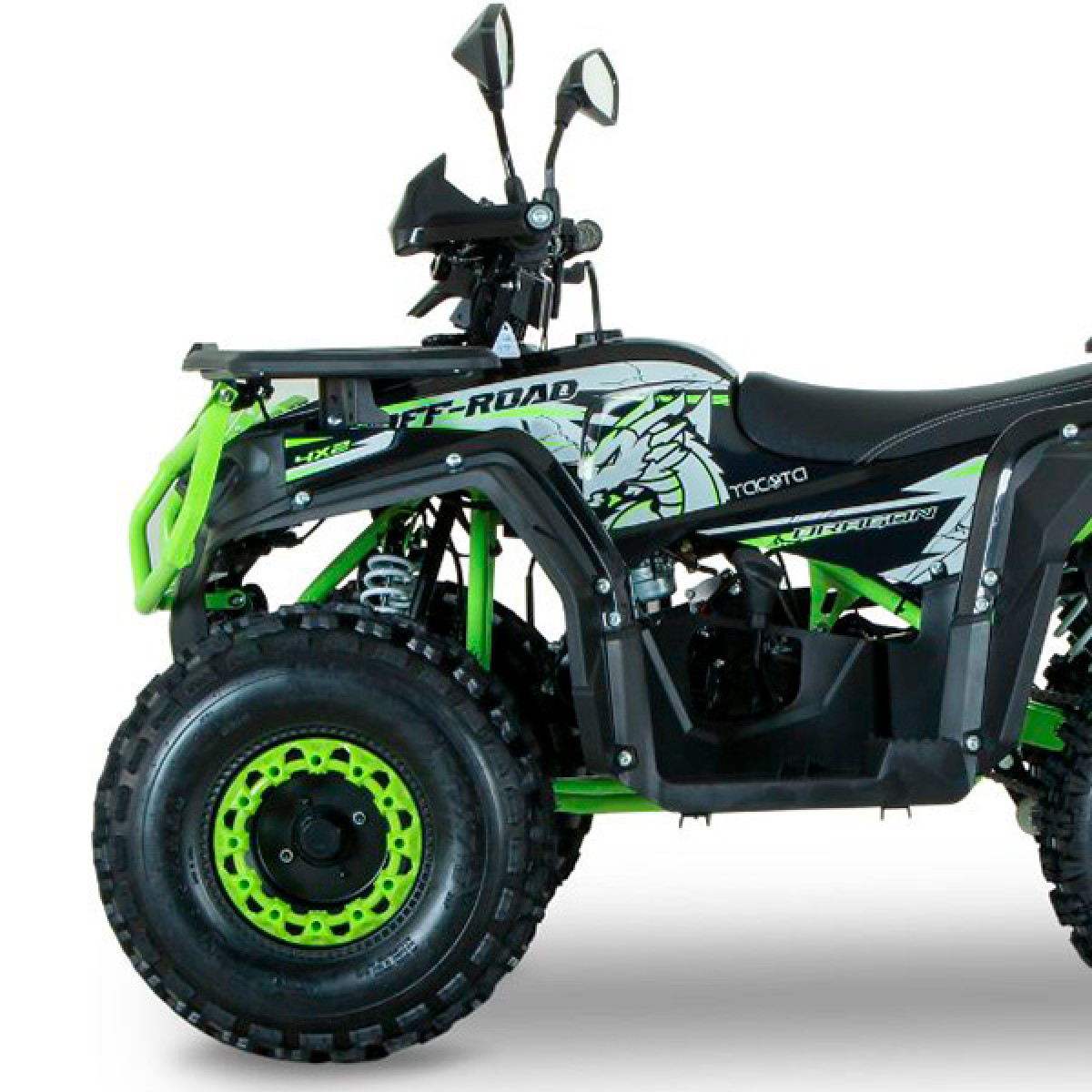 Квадроцикл аккумуляторный FORTE FFP1500 Черно-зеленый