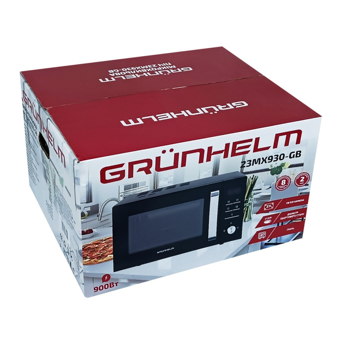 Мікрохвильова піч Grunhelm 23MX930-GB