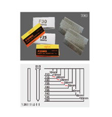 Цвяхи для пневмостеплера F30), 1.0×30.0 мм 5000 шт Сталь 62135