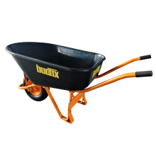 Тачка будівельна одноколісна пластикове корито WB7500 Budfix 