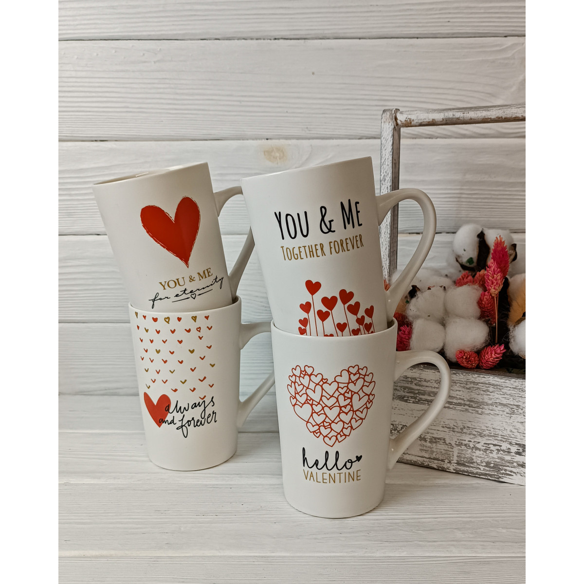 Чашка VT-C-319385 Амурные дела Vittora 385 мл