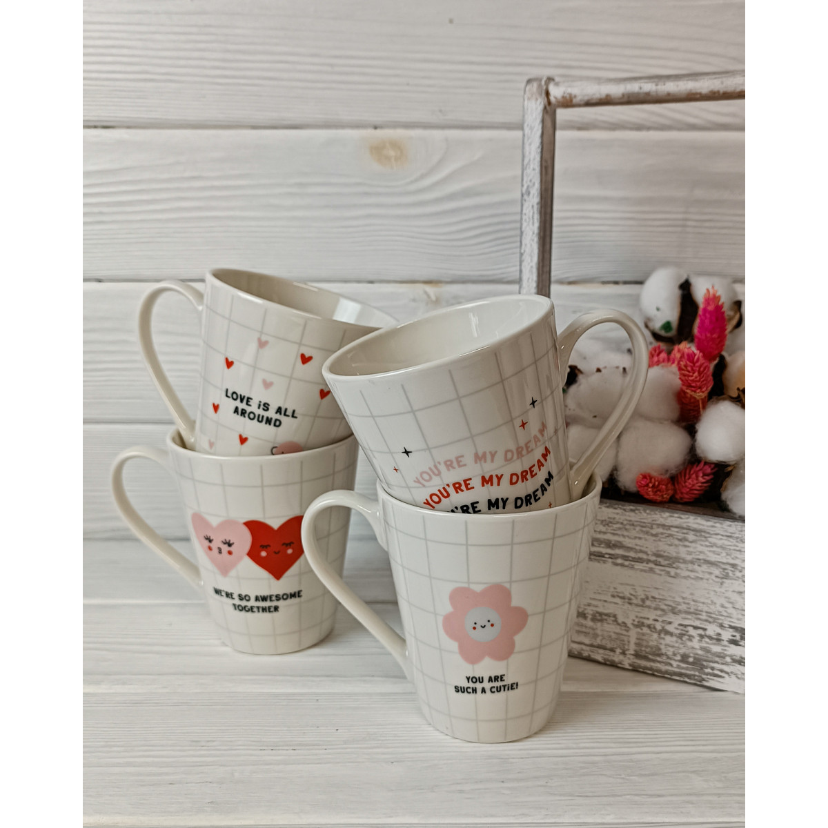 Чашка VT-C-314310 Кохання без кордонів Vittora 310 мл