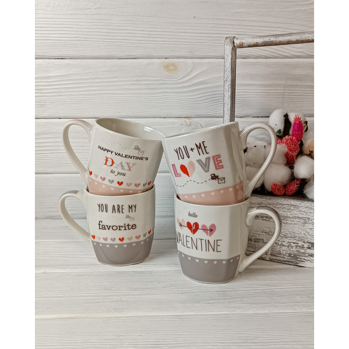 Чашка VT-C-318300 Валентинка Vittora 300 мл