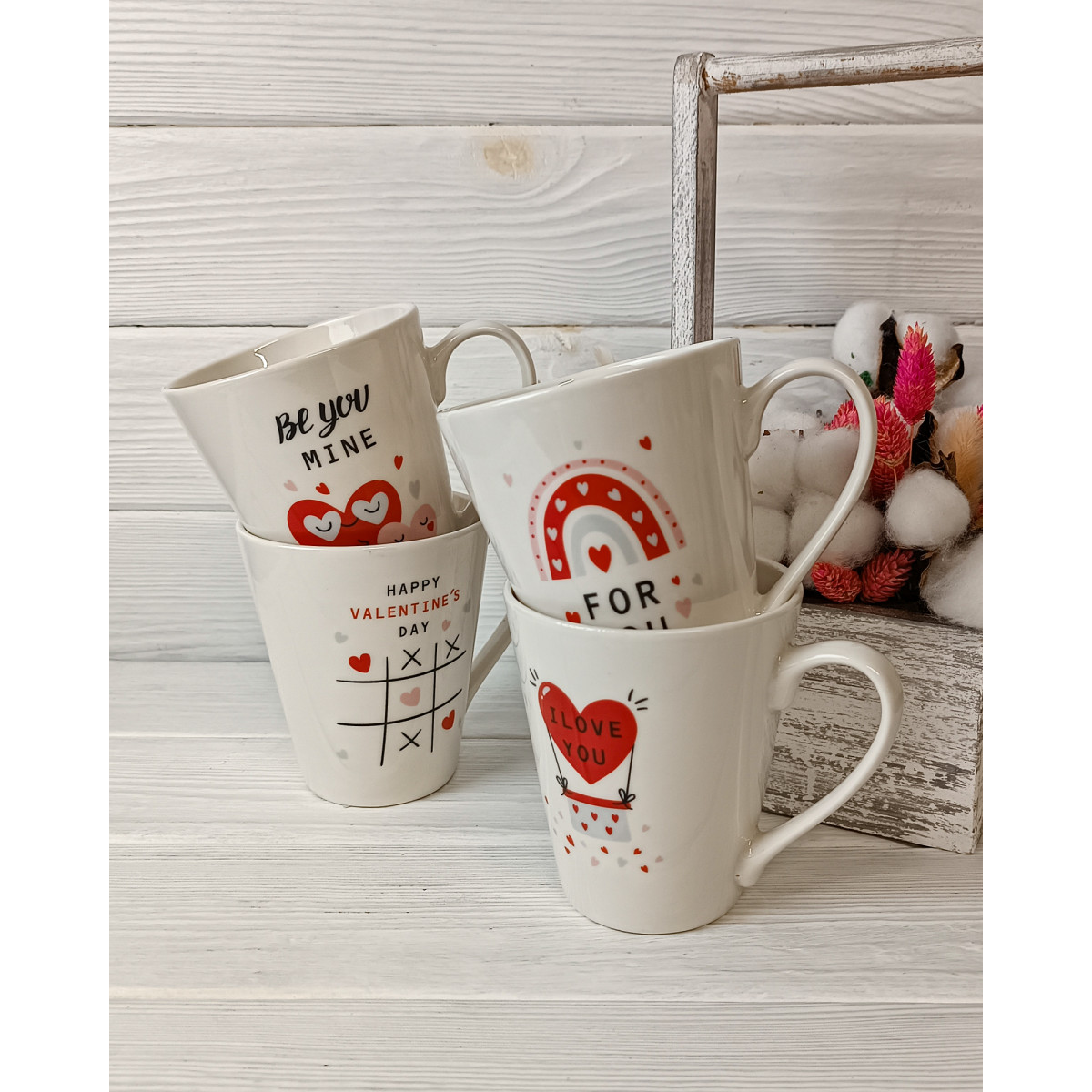 Чашка VT-C-313310 Любовь в мелочах Vittora 310 мл